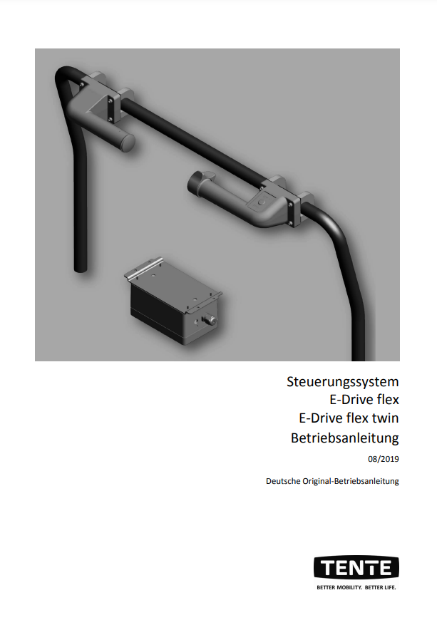 Betriebsanleitung E-Drive flex und E-Drive flex twin Steuerungssystem