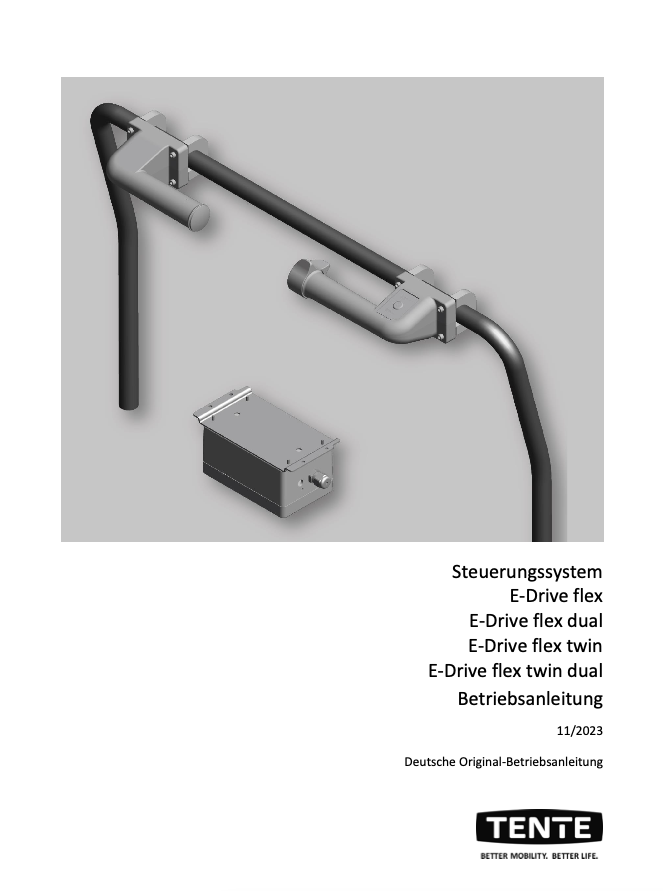 Betriebsanleitung E-Drive flex und E-Drive flex twin Steuerungssystem